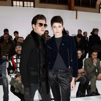 Harry y Peter Brant en la Semana de la Moda de París otoño/invierno 2013/2014