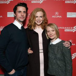 Matthew Goode, Nicole Kidman y Mia Wasikowska en el Festival de Sundance 2013