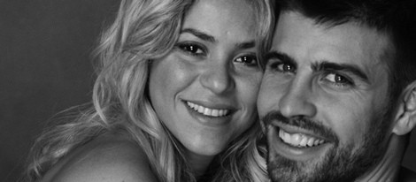 Gerard Piqué y Shakira muy sonrientes