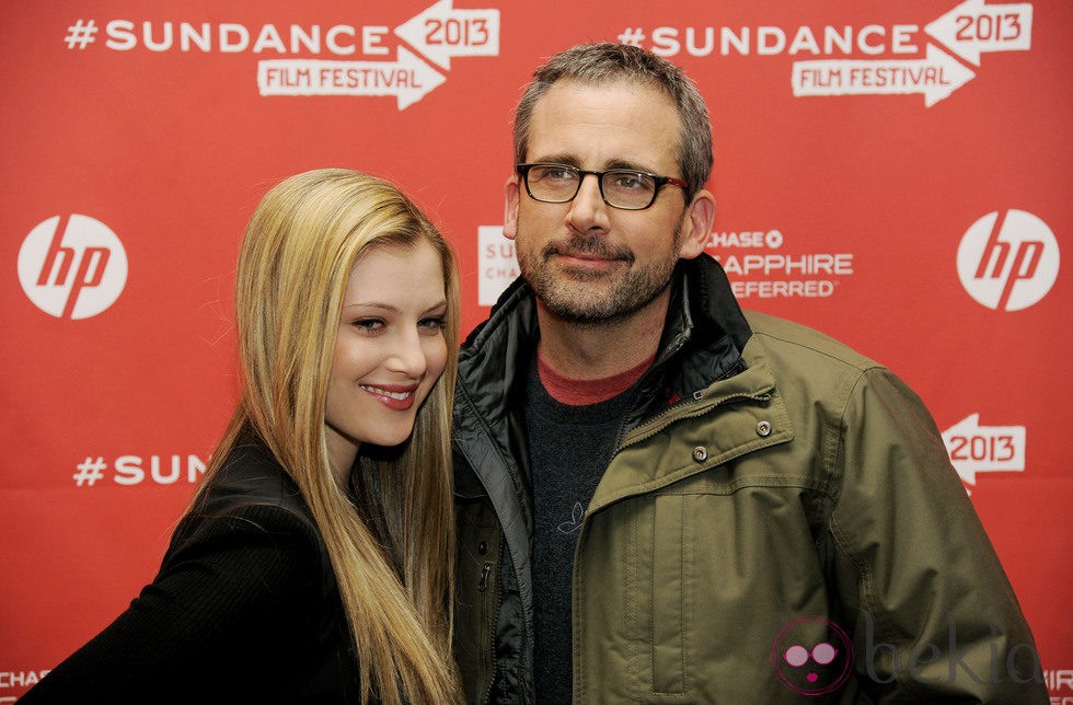 Steve Carell y Zoe Levin en el Festival de Sundance 2013