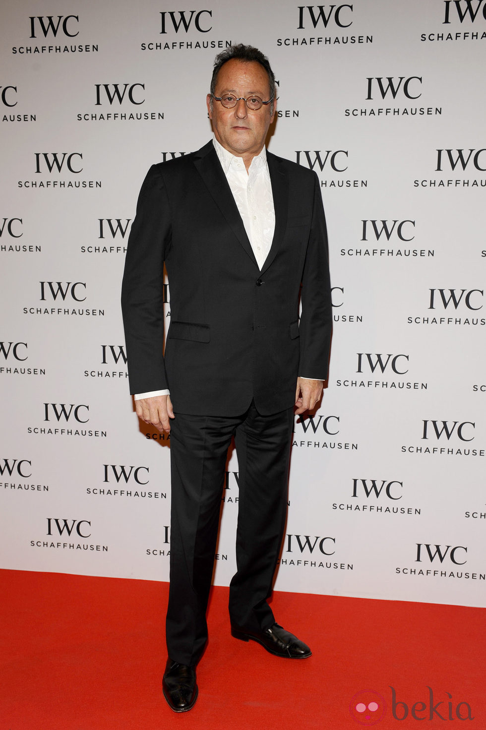 Jean Reno en el salón de la relojería de lujo de Ginebra 2013