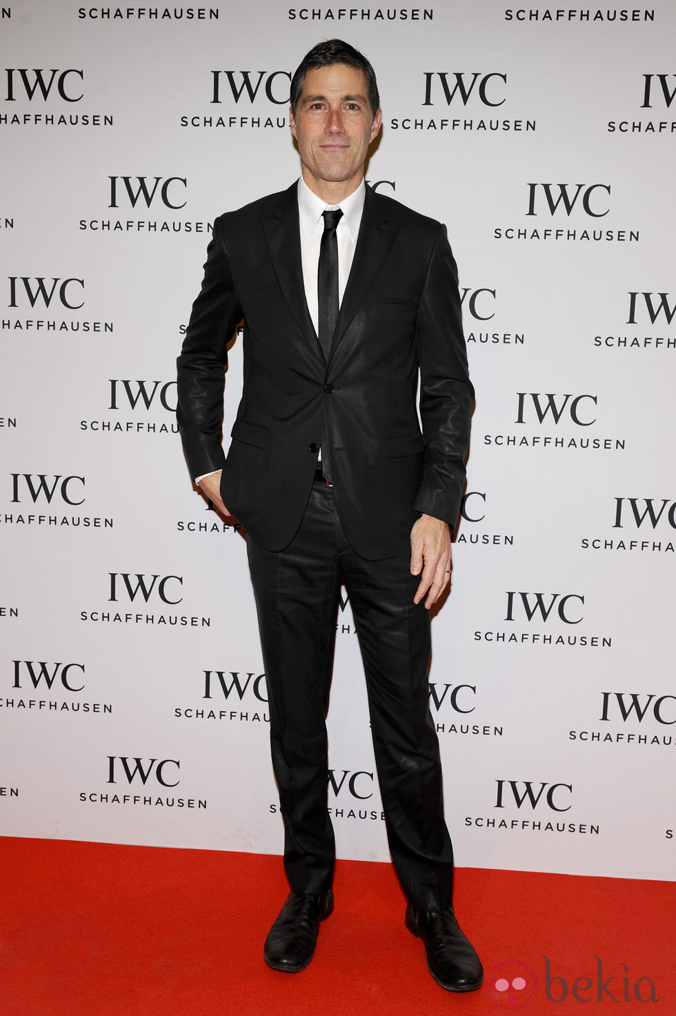 Matthew Fox en el salón de la relojería de lujo de Ginebra 2013