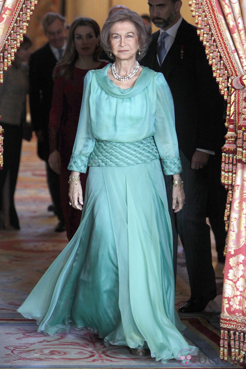 La Reina Sofía en la recepción al Cuerpo Diplomático