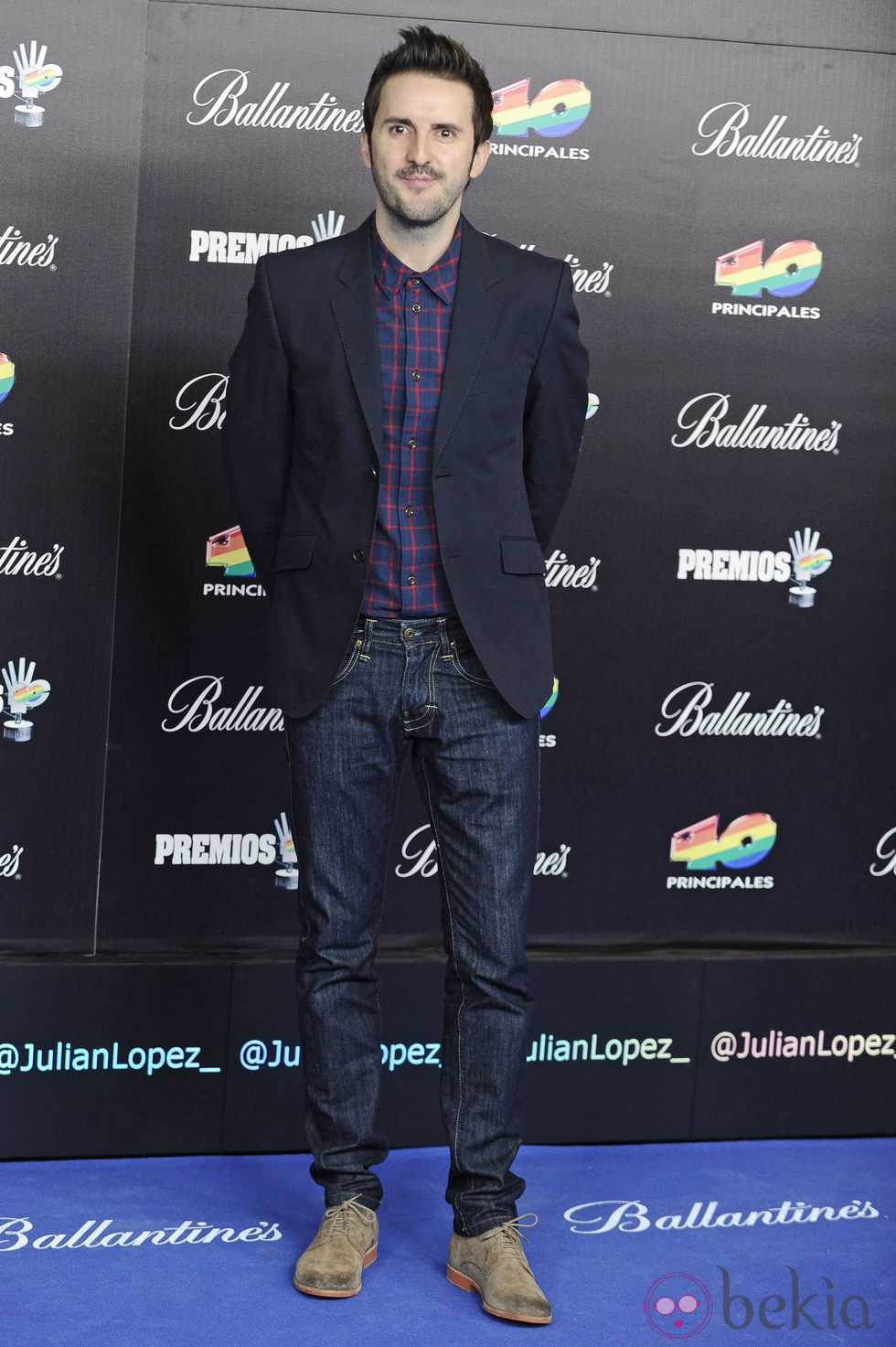 Julián López en los Premios 40 Principales 2012
