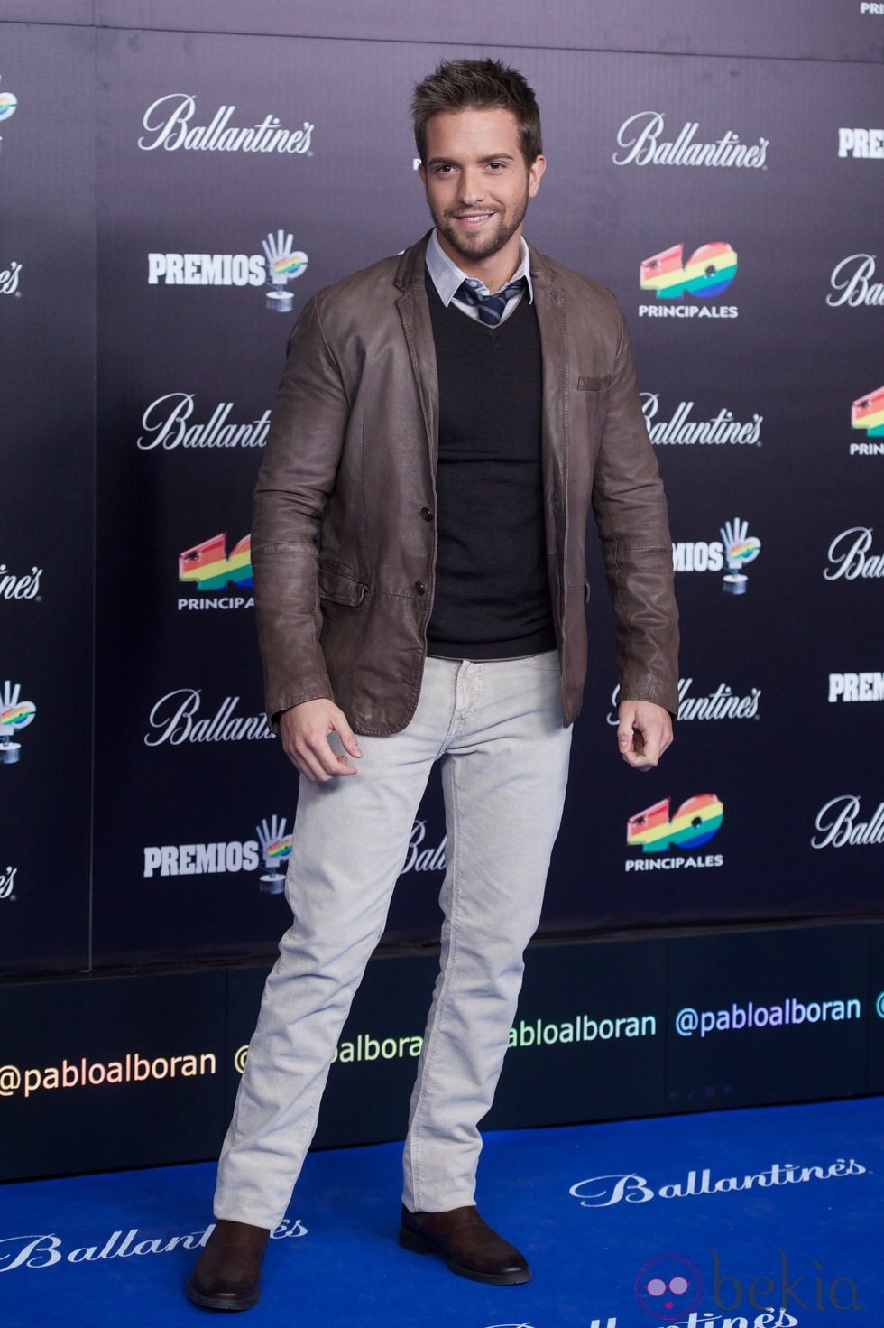 Pablo Alborán en los Premios 40 Principales 2012