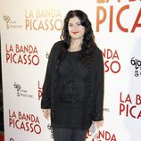 Lucía Etxebarría en el estreno de 'La banda Picasso' en Madrid