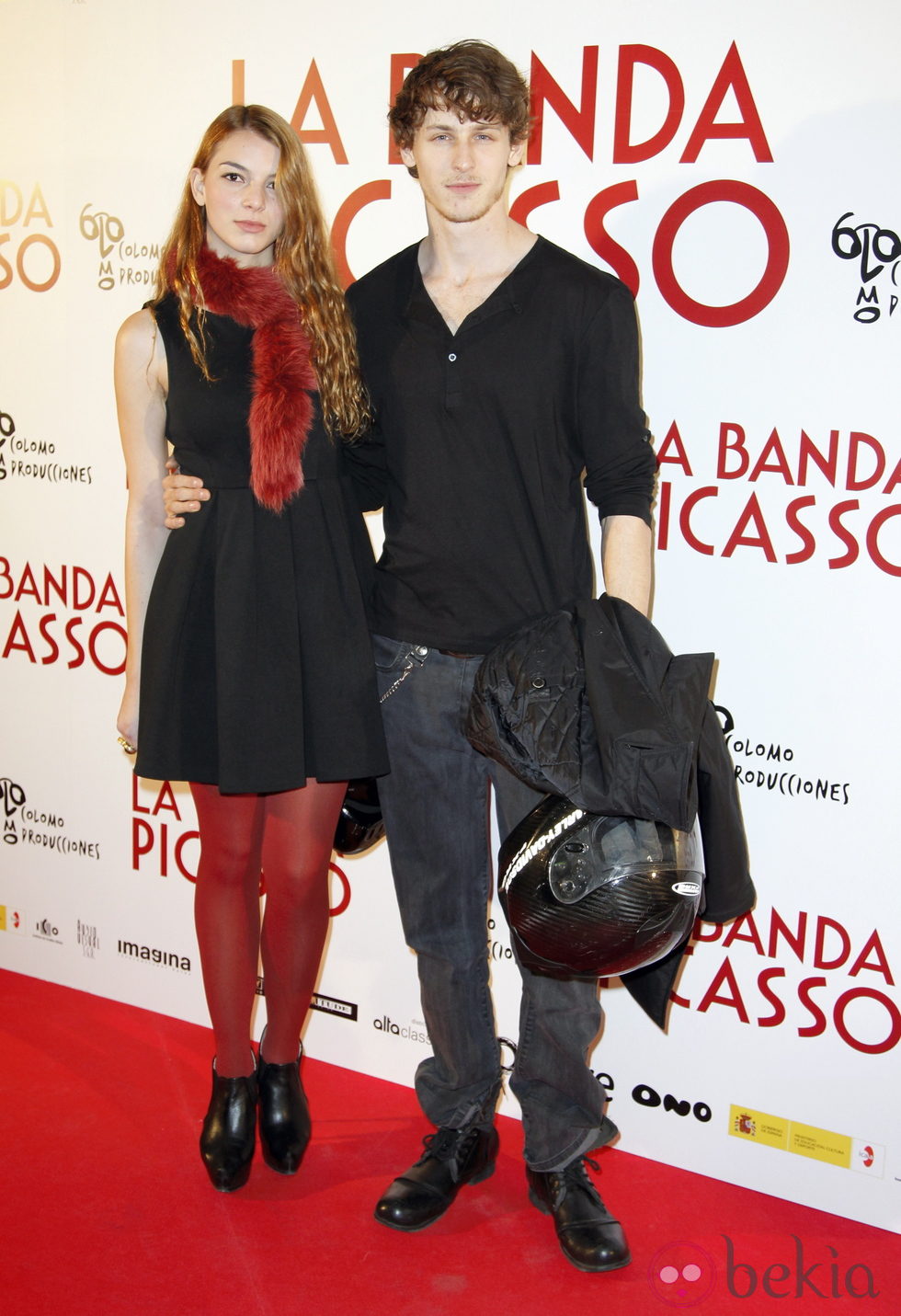 Nicolás Coronado y Cristina Duato en el estreno de 'La banda Picasso' en Madrid