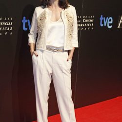 Maribel Verdú en la entrada de la cena de los nominados a los Goya 2013