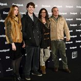 Cristina Duato, Nicolás Coronado, Paola Dominguín y su novio en la 080 Barcelona Fashion
