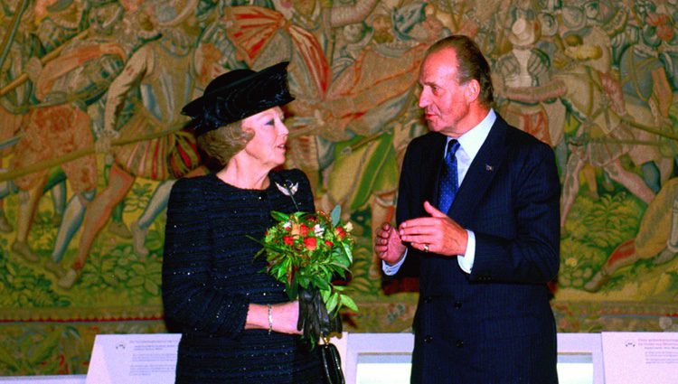 La Reina Beatriz de Holanda y el Rey Juan Carlos de España