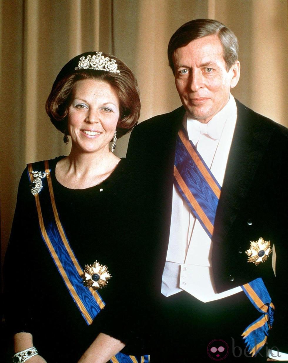 La Reina Beatriz de Holanda y el Príncipe Claus