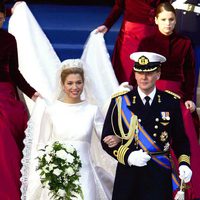 Guillermo y Máxima de Holanda el día de su boda