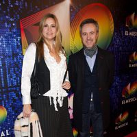 Loreto Valverde y Carlos Hipólito en el estreno de '40 El Musical'