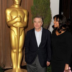 Robert De Niro en el almuerzo de los nominados a los Oscar 2013
