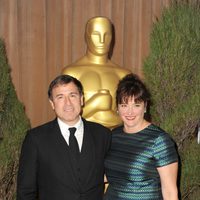David O. Russell en el almuerzo de los nominados a los Oscar 2013