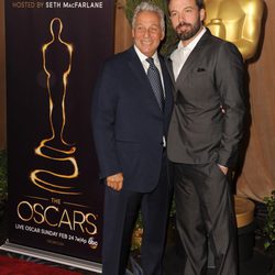 Ben Affleck en el almuerzo de los nominados a los Oscar 2013
