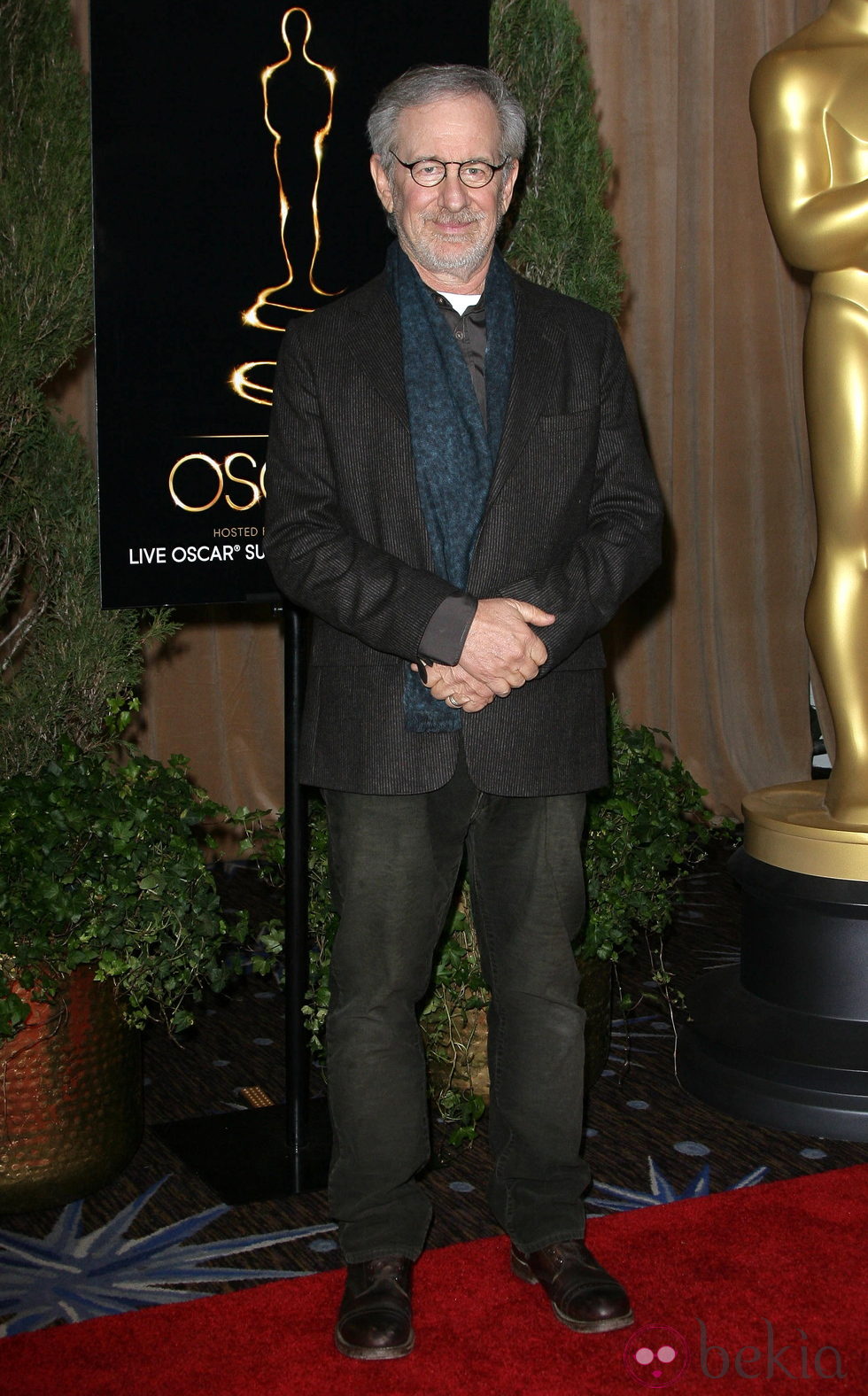 Steven Spielberg en el almuerzo de los nominados a los Oscar 2013