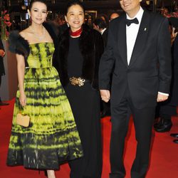 Zhang Ziyi y Wong Kar-Wai en la apertura de la 63 edición de la Berlinale
