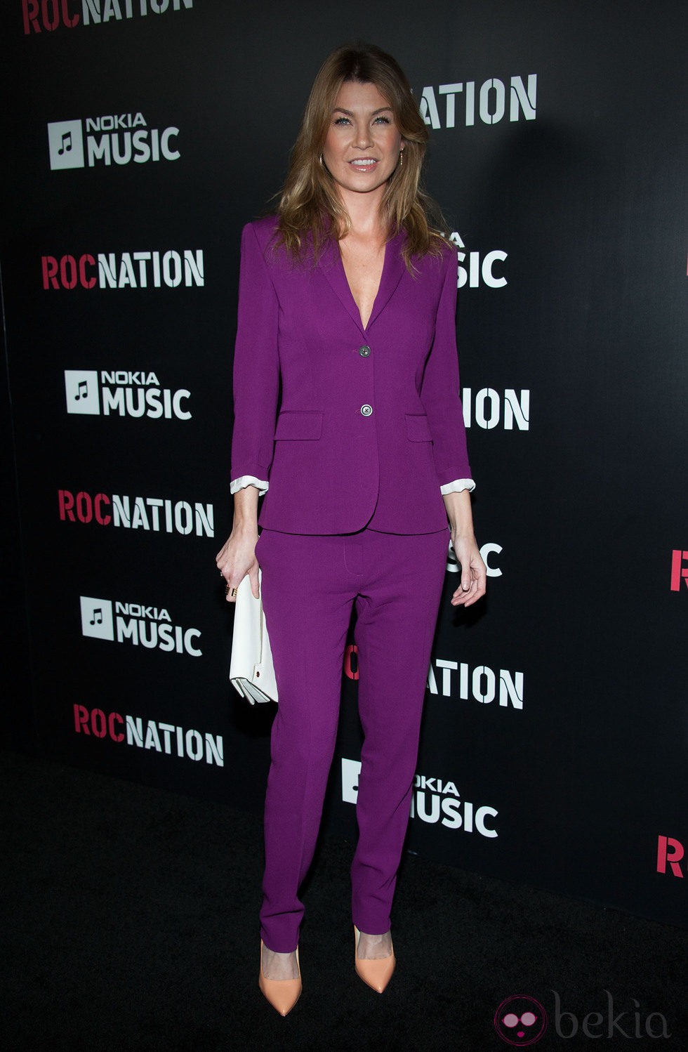 Ellen Pompeo en la fiesta Roc Nation pre-Grammy 2013