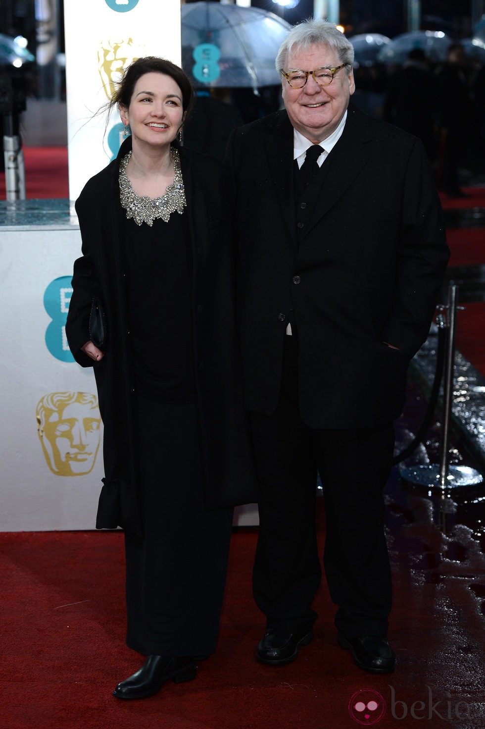 Alan Parker en la alfombra roja de los BAFTA 2013