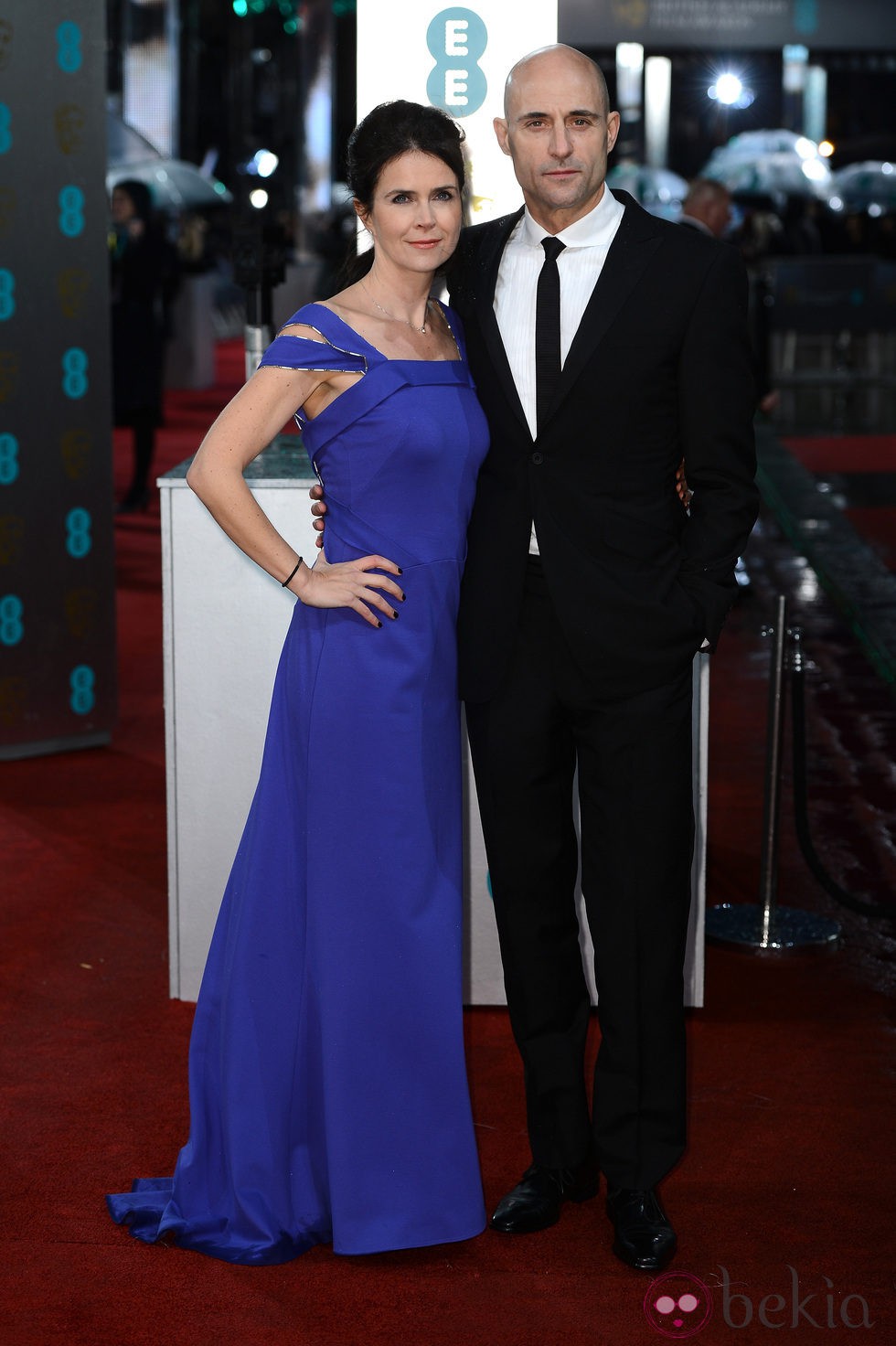 Mark Strong en la alfombra roja de los BAFTA 2013