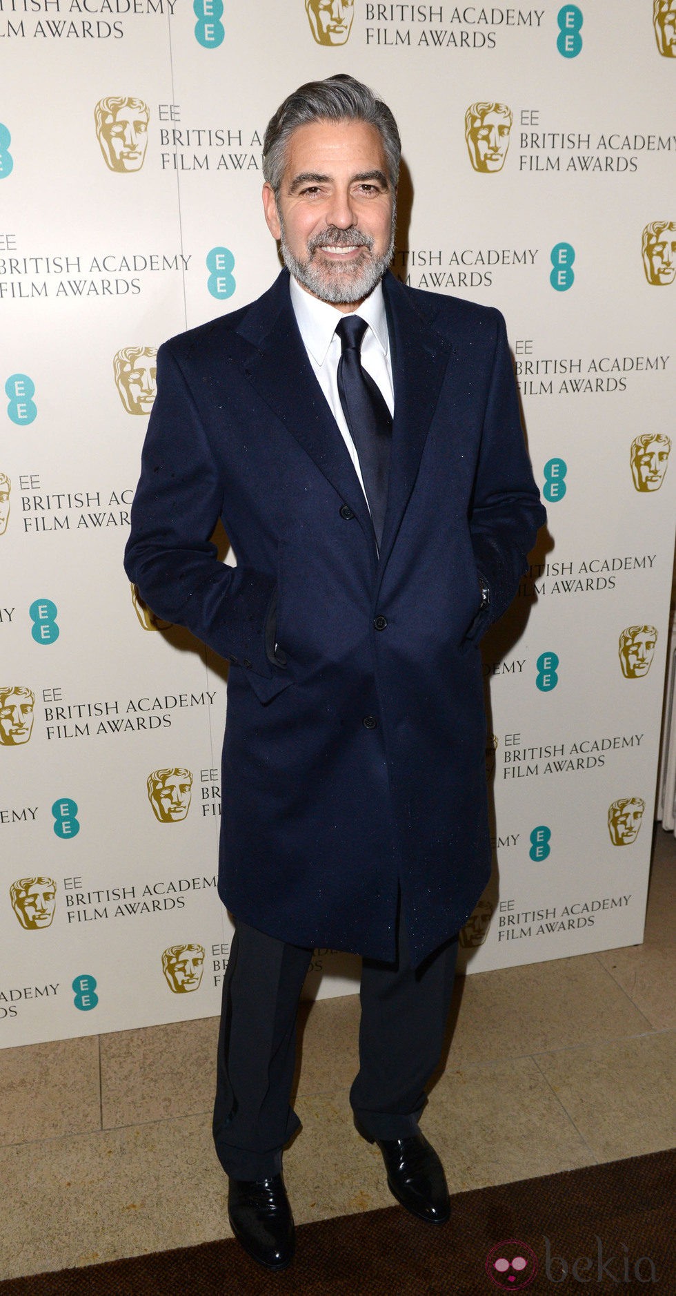 George Clooney en la alfombra roja de los BAFTA 2013