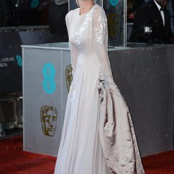 Helen Mirren en la alfombra roja de los BAFTA 2013