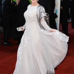 Helen Mirren a su llegada a los premios BAFTA 2013