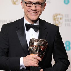 Christoph Waltz ganador del premio al mejor actor secundario en los BAFTA 2013