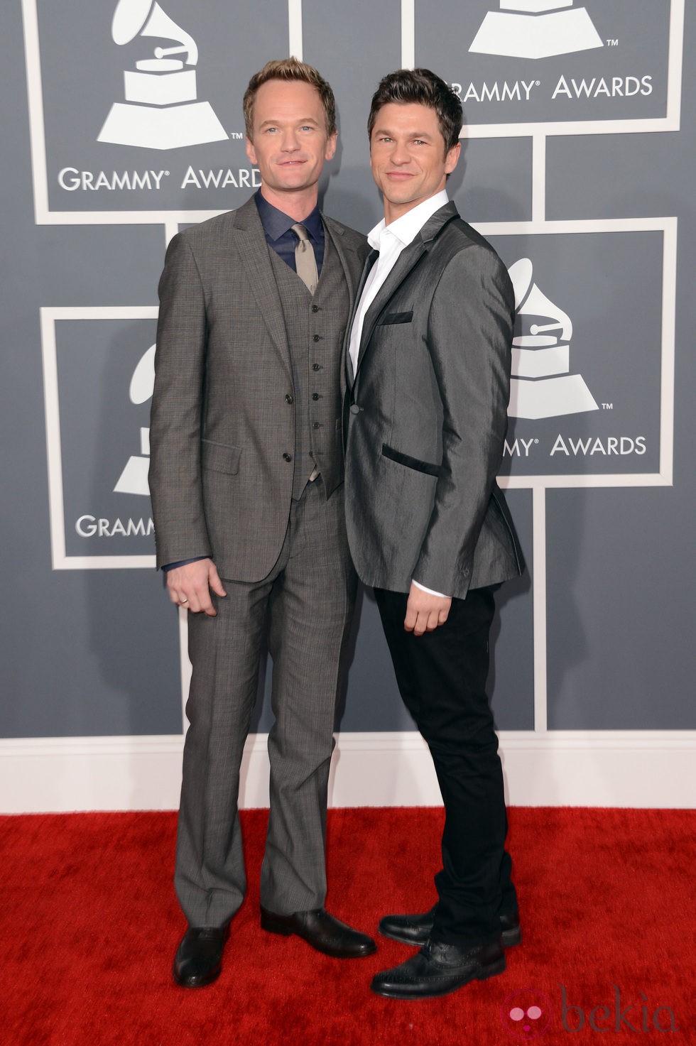 Neil Patrick Harris y David Burtka en los Grammy 2013