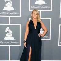 Miranda Lambert en la alfombra roja de los Grammy 2013