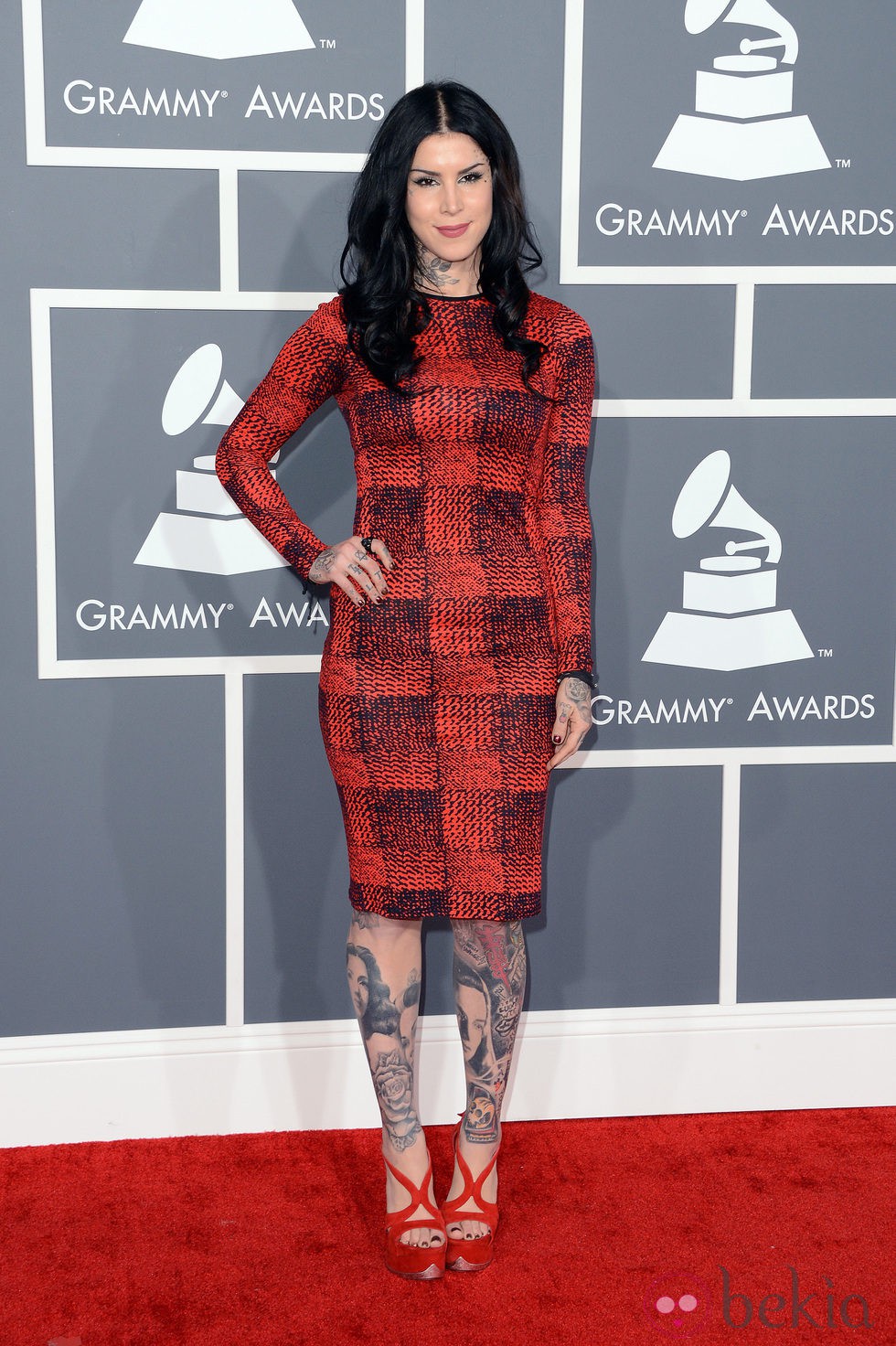 Kat Von D en los Grammy 2013