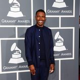 Frank Ocean en la alfombra roja de los Grammy 2013