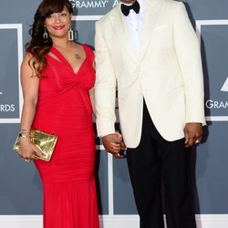 L.L. Cool J. y Simone en los Grammy 2013