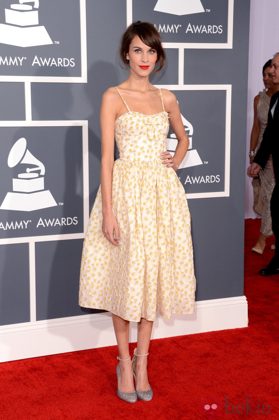 Alexa Chung en los Grammy 2013