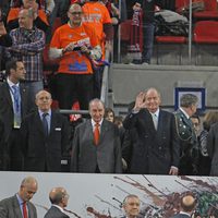 El Rey Don Juan Carlos en la Final de la 'Copa del Rey' de Baloncesto