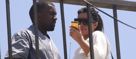 Kim Kardashian y Kanye West de vacaciones en Río de Janeiro