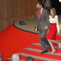 Los Príncipes de Asturias en la entrega de acreditaciones a los Embajadores de la Marca España