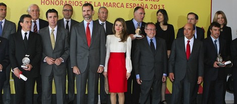 Los Príncipes de Asturias con los nuevos Embajadores Honorarios de la Marca España