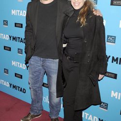 Jordi Sánchez y Nathalie Seseña en el estreno de 'Mitad y mitad'