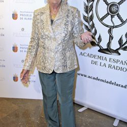 Menchu Álvarez del Valle en la entrega del Premio Nacional de Radio