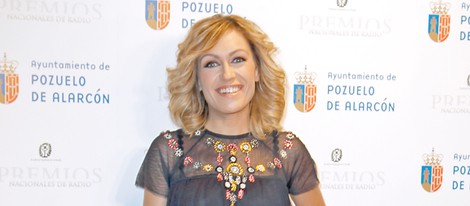 Luján Argüelles en la entrega del Premio Nacional de Radio