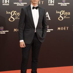 Paco León en la alfombra roja de los Goya 2013