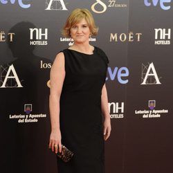 Ana Wagener en la alfombra roja de los Premios Goya 2013