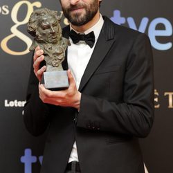 Julián Villagrán, con su Goya al Mejor Actor de Reparto 2013