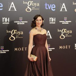 Rosana Pastor en la alfombra roja de los Goya 2013