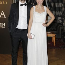 Raúl Arévalo y Alicia Rubio en la fiesta posterior a los Premios Goya 2013