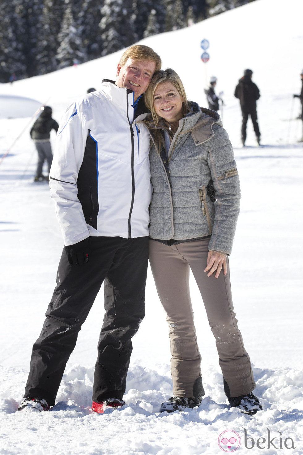 Guillermo y Máxima de Holanda durante sus vacaciones de invierno en Austria