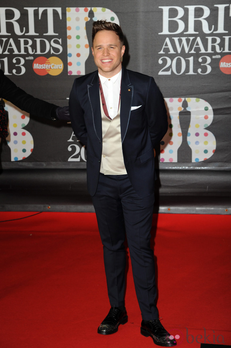 Olly Murs en los Brit Awards 2013