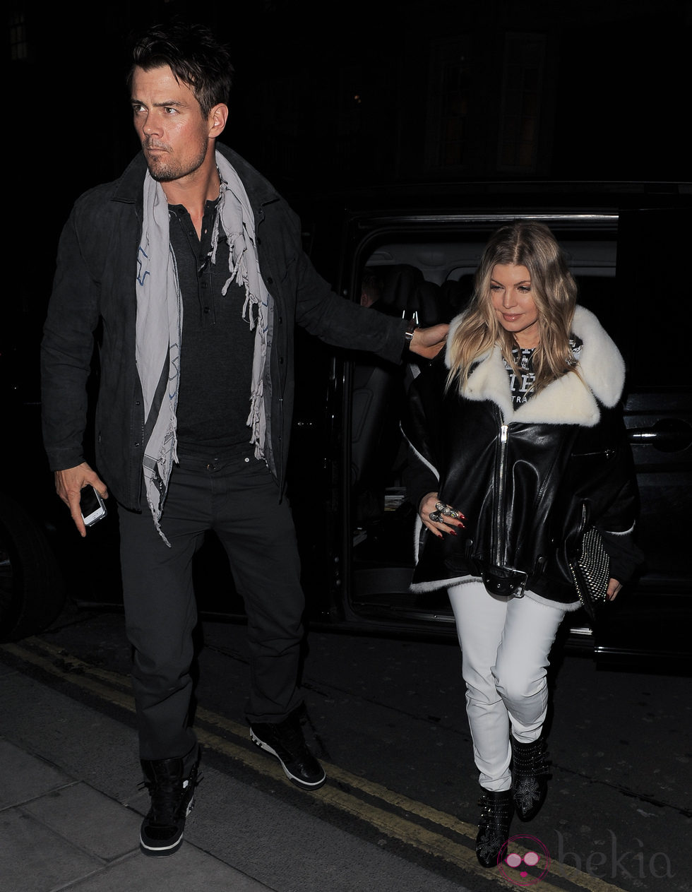 Fergie y Josh Duhamel salen a cenar después de anunciar su embarazo